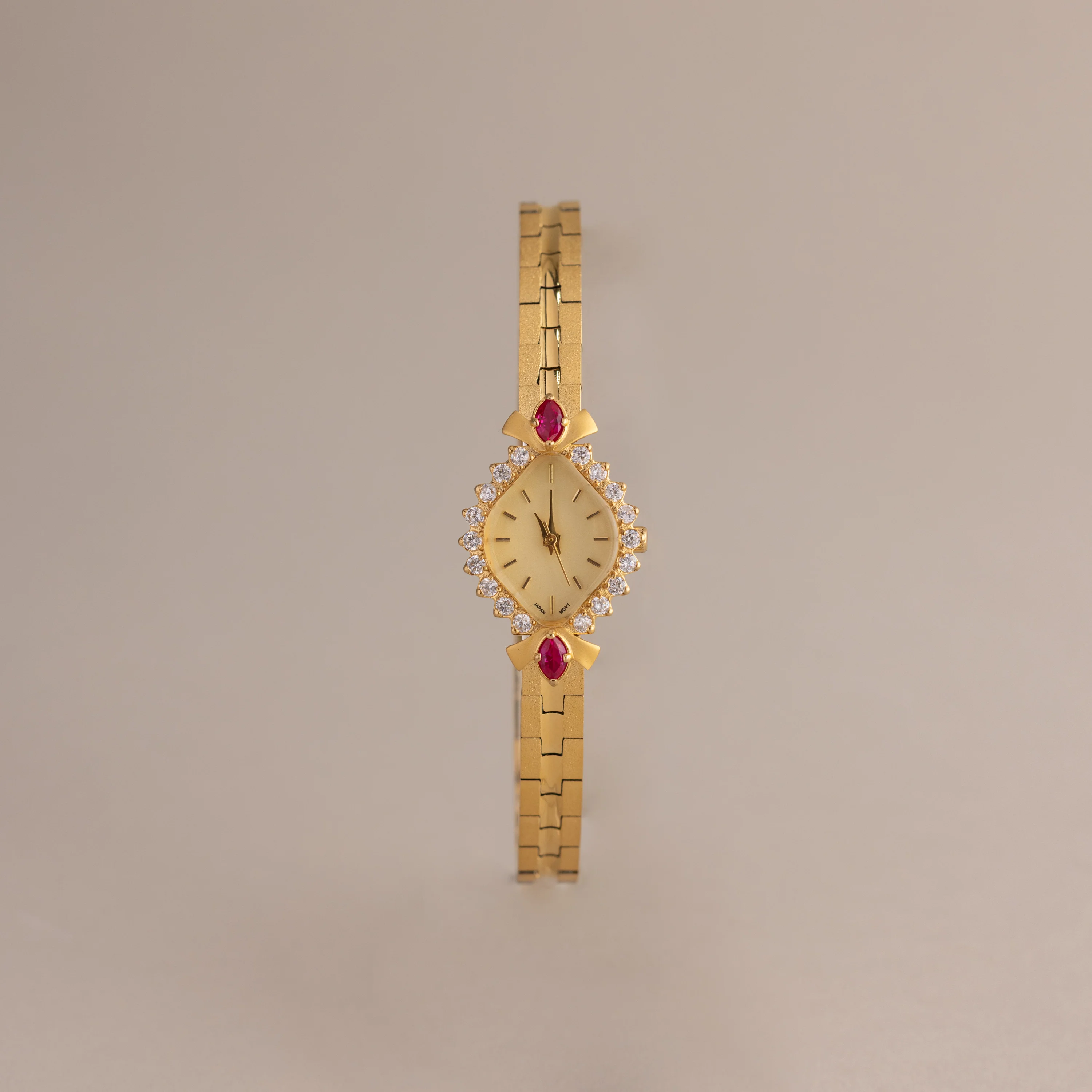 Art Deco Ruby Timepiece
