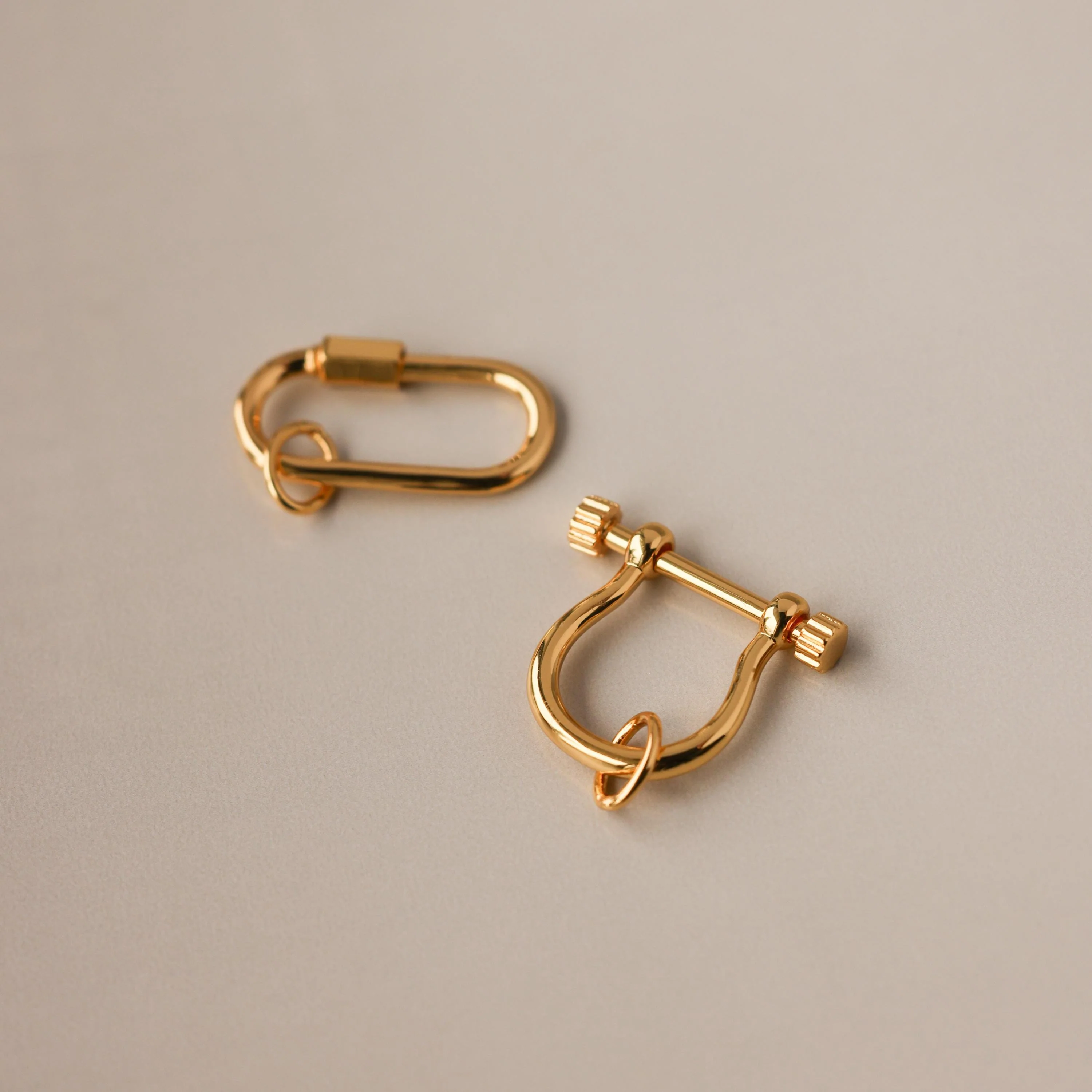 Bar & Carabiner Charm Set