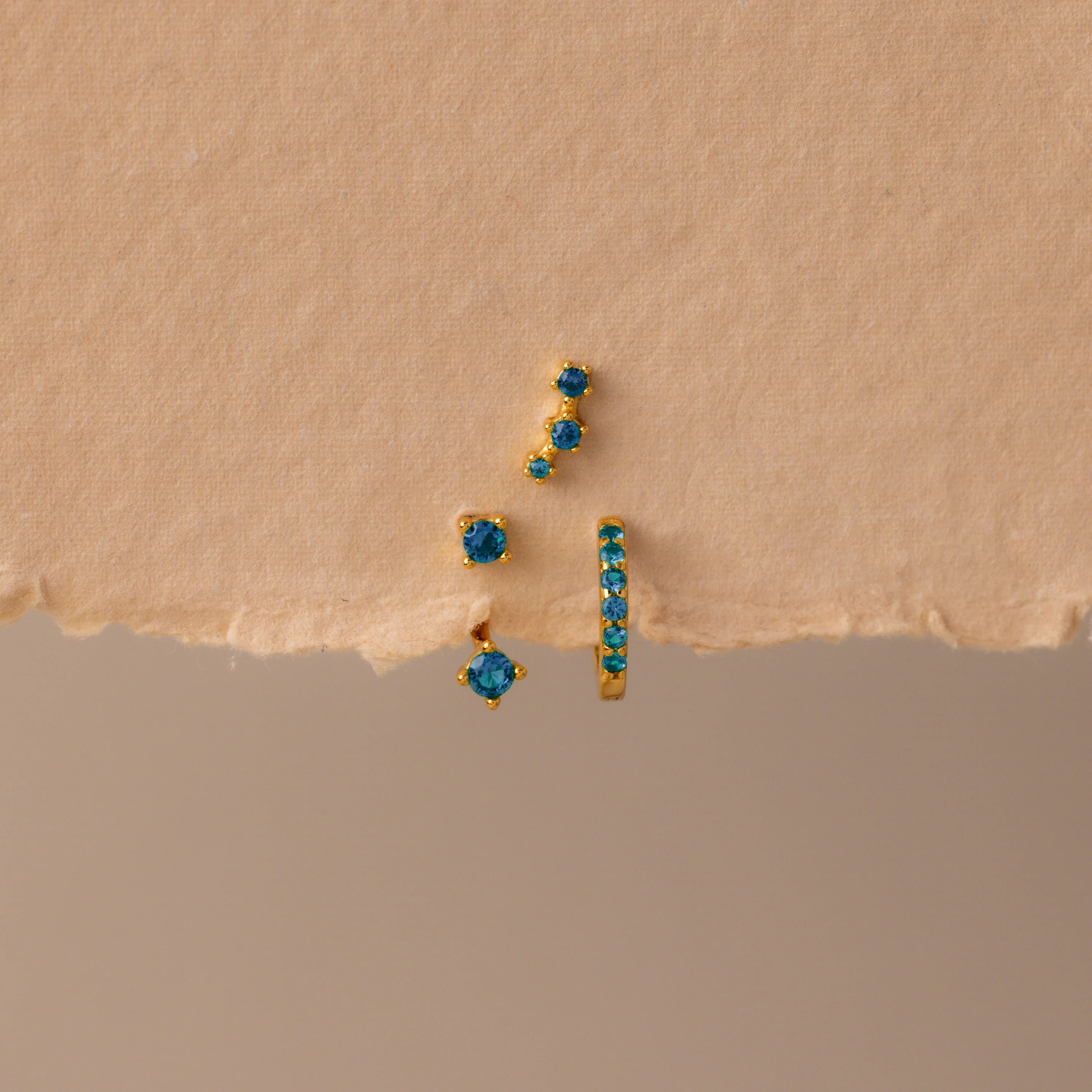 Birthstone Earring Trio Set - Image 4
