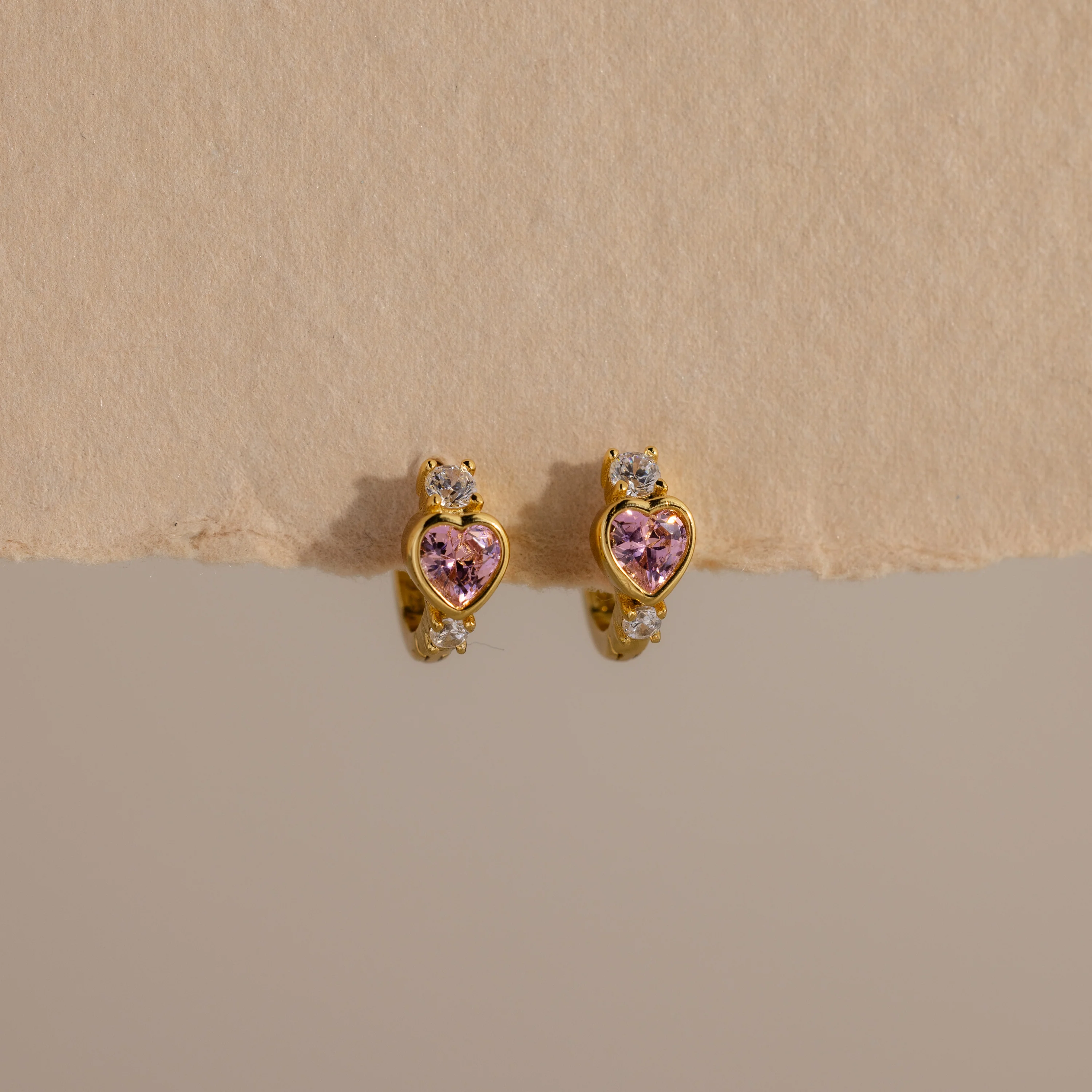 Birthstone Heart Hoops - Image 14