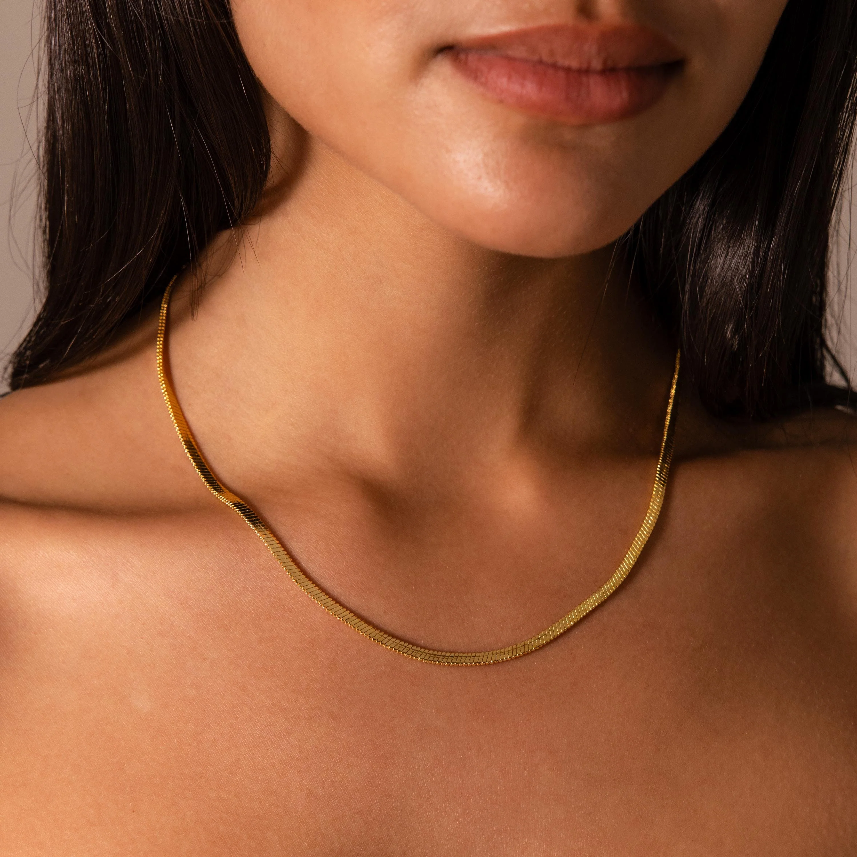 Bold Snake Chain Necklace - Image 2