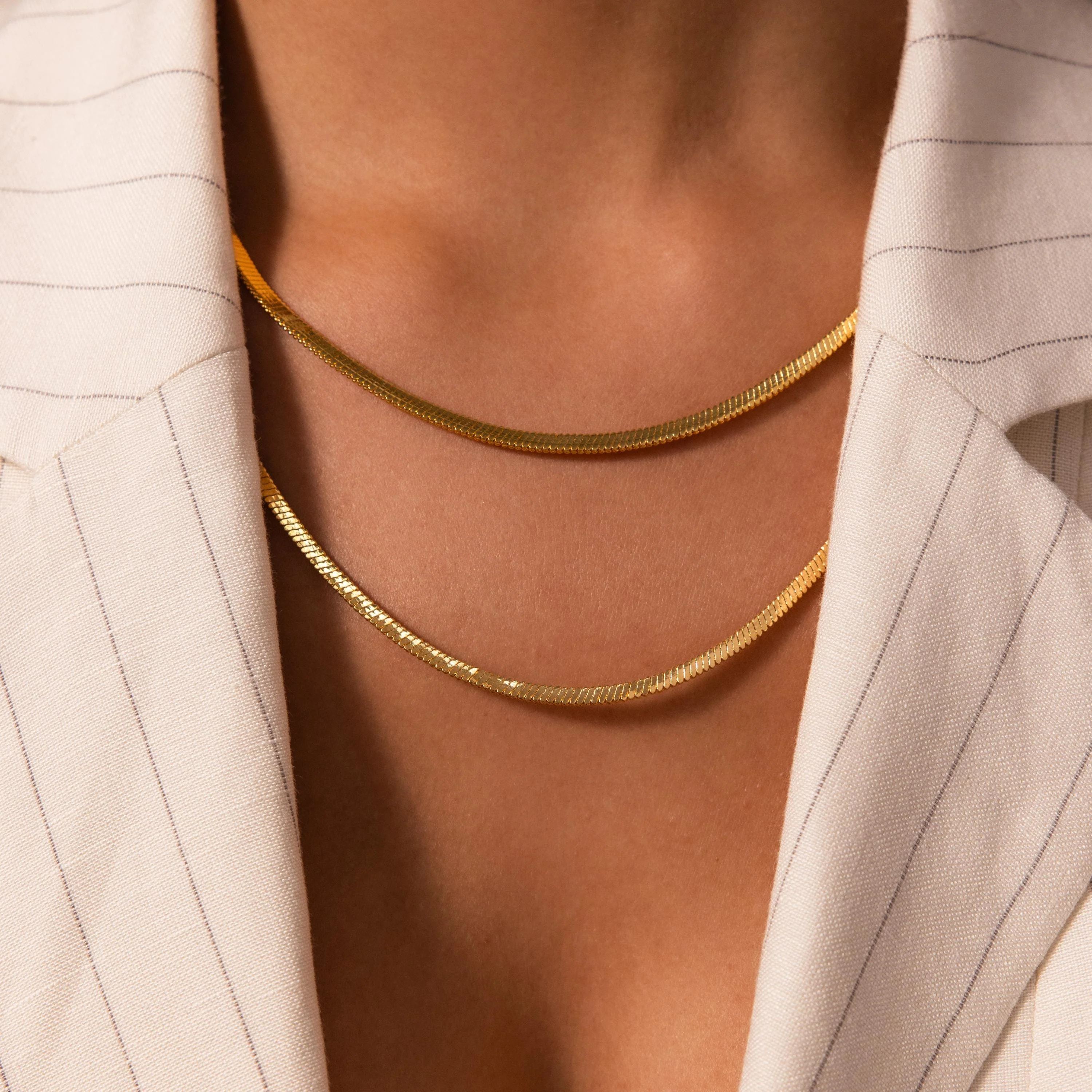 Bold Snake Chain Necklace - Image 8