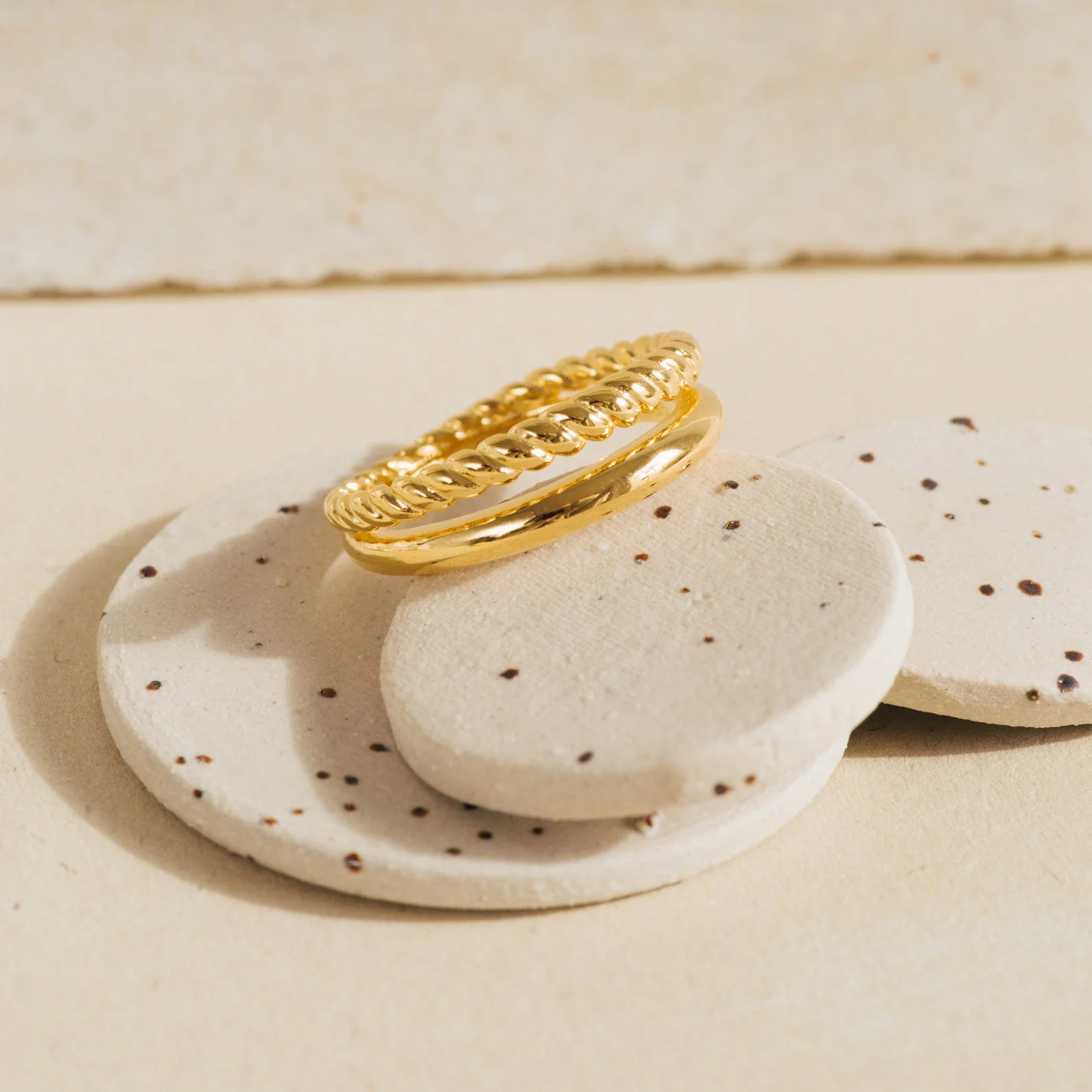 Chelsea Duo Ring in 18K Gold - Image 3