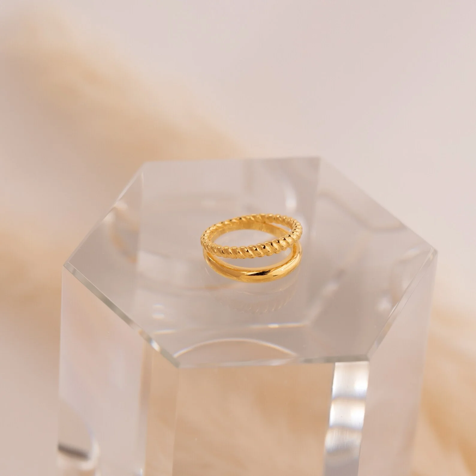 Chelsea Duo Ring in 18K Gold - Image 5