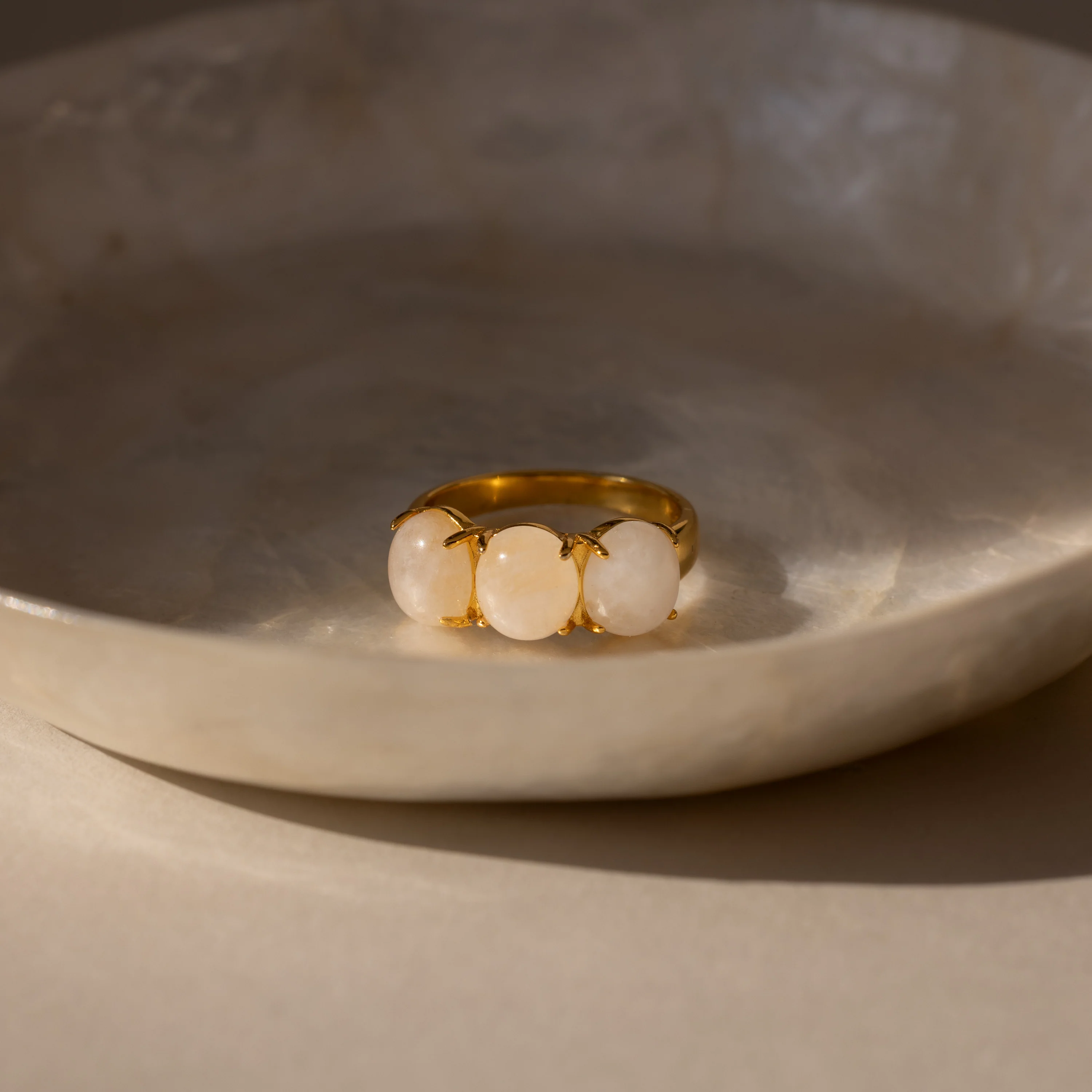 Cosmic Moonstone Ring