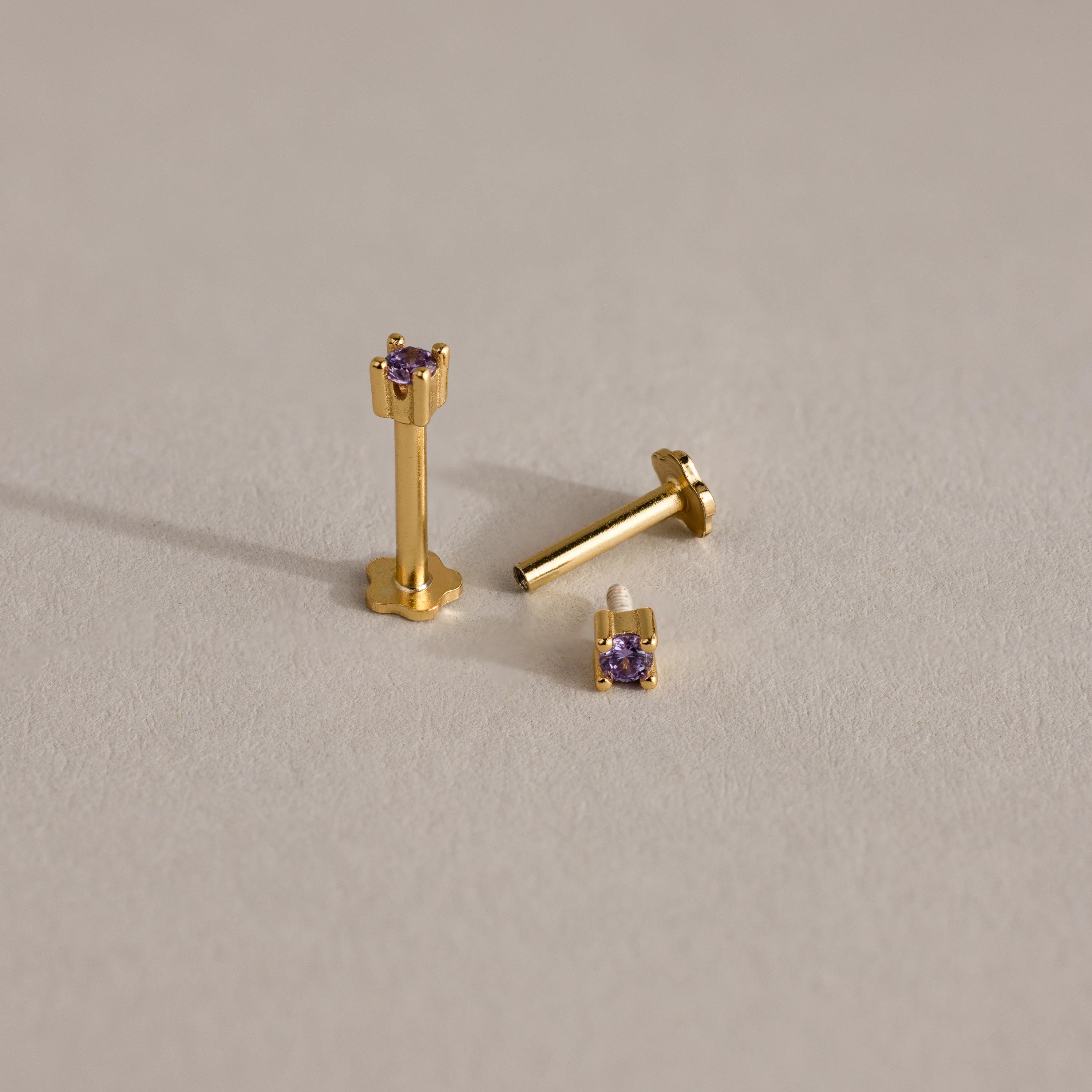 Dainty Birthstone Flatback Studs - Image 14
