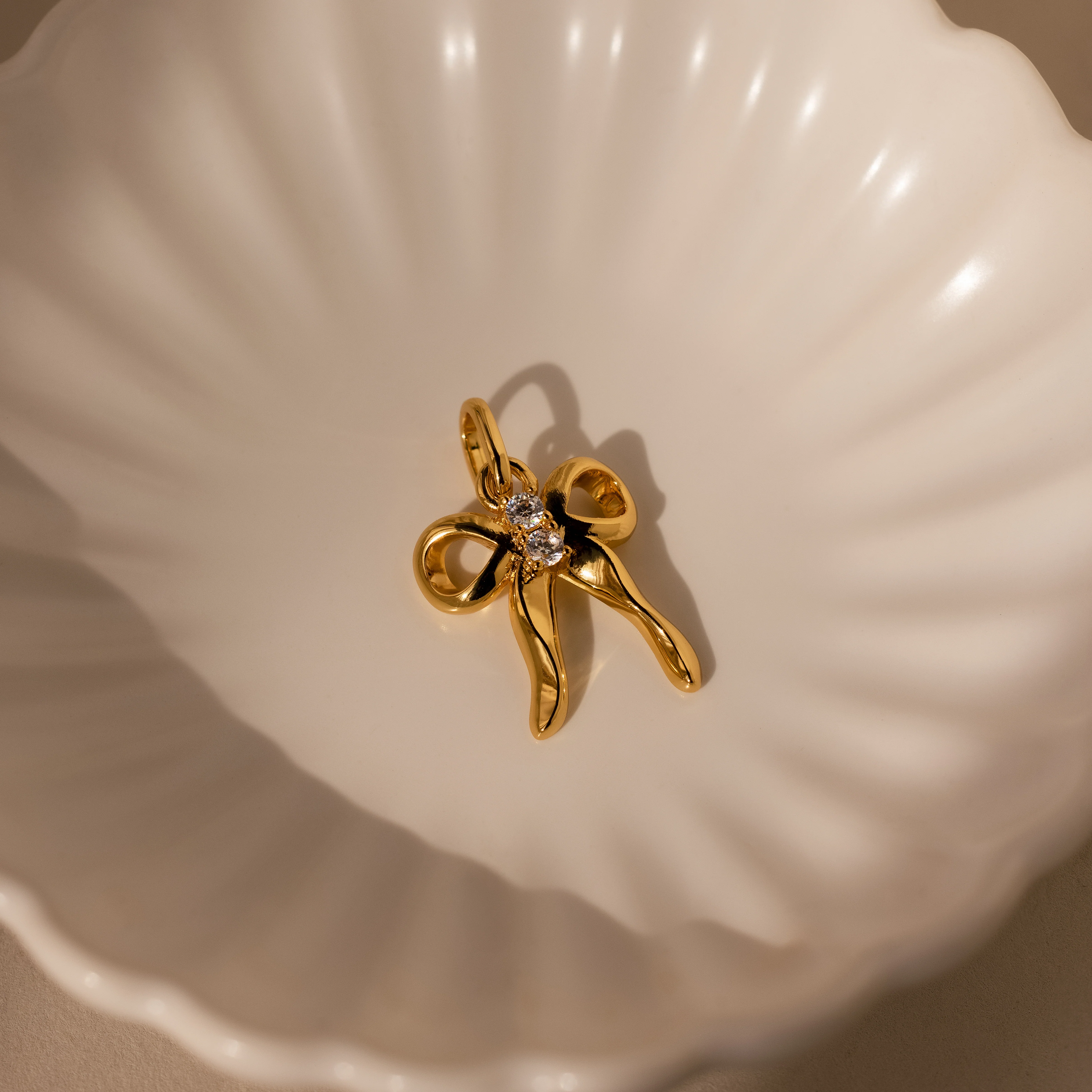 Diamond Bow Charm