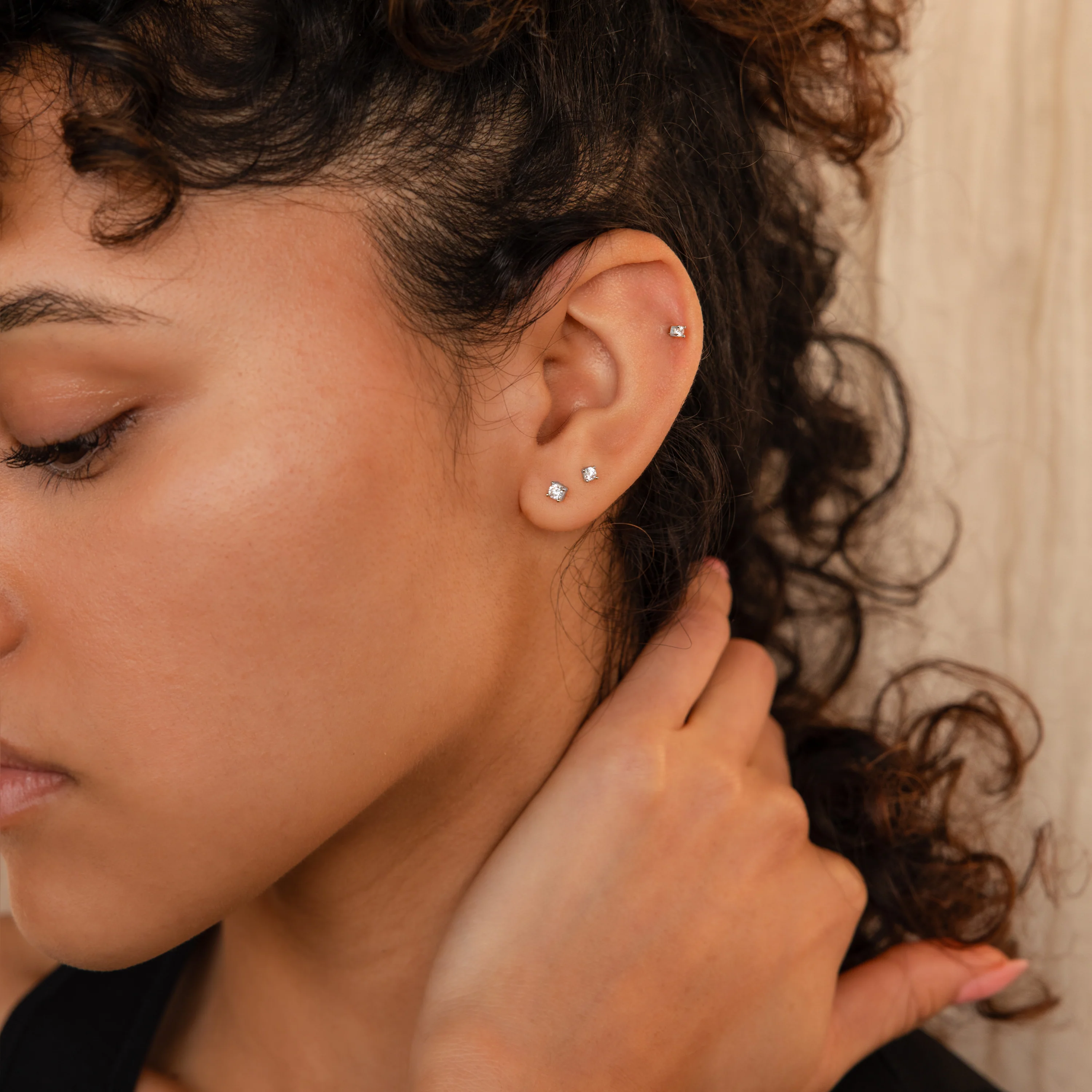 Diamond Flatback Studs Set - Image 4