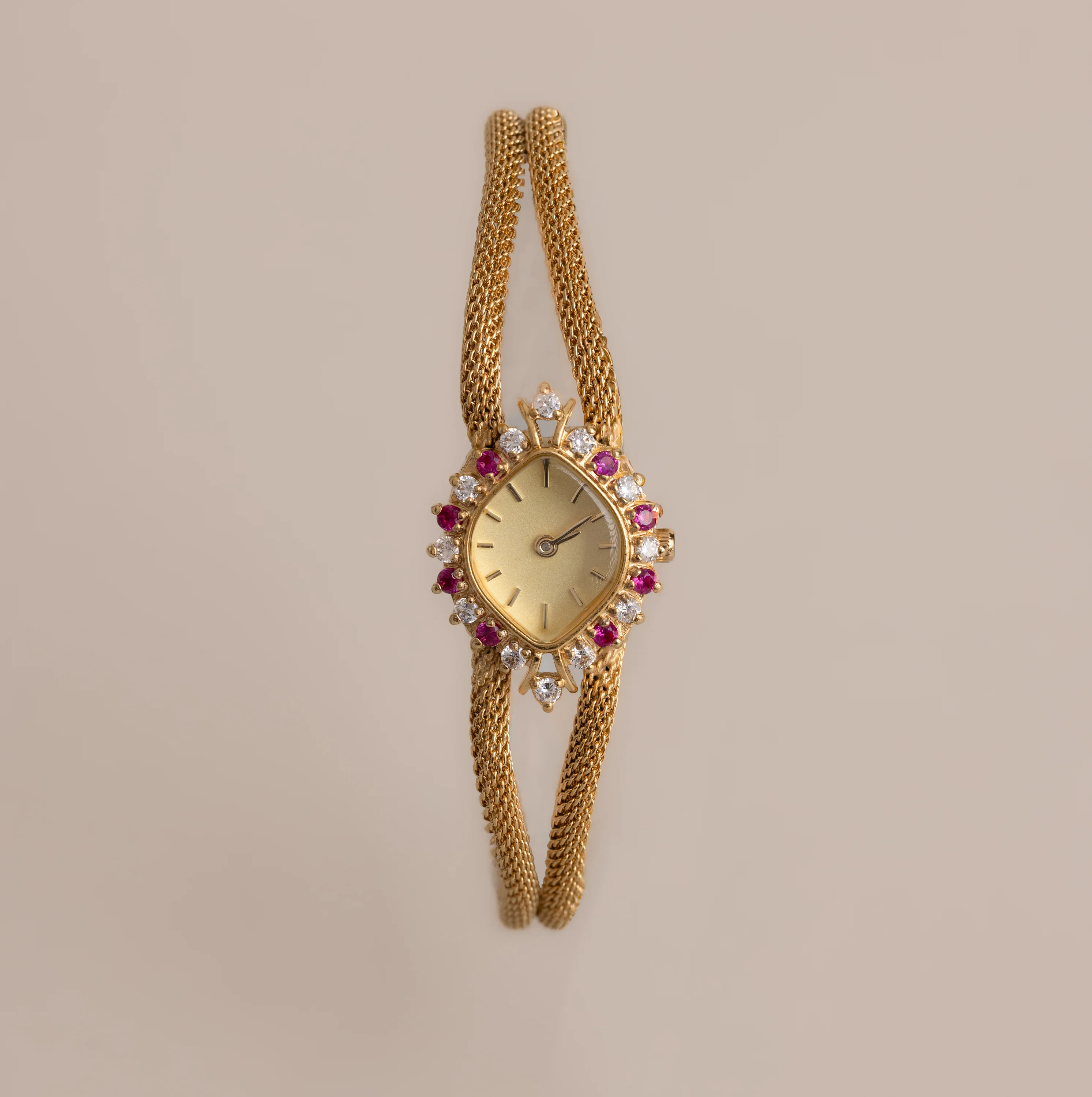 Duo Chain Gemstone Timepiece - Image 2