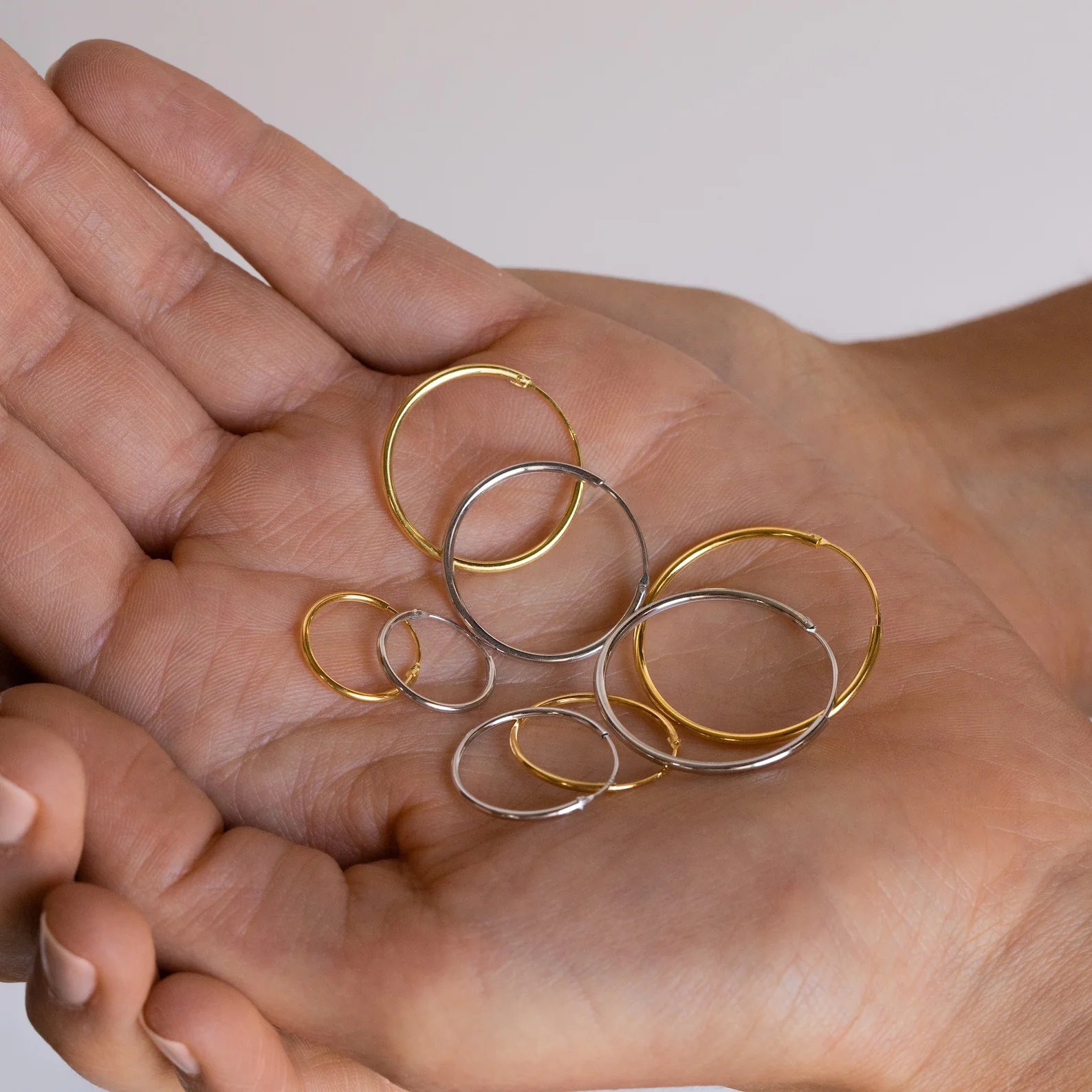 Thin Hoops Set - Image 7