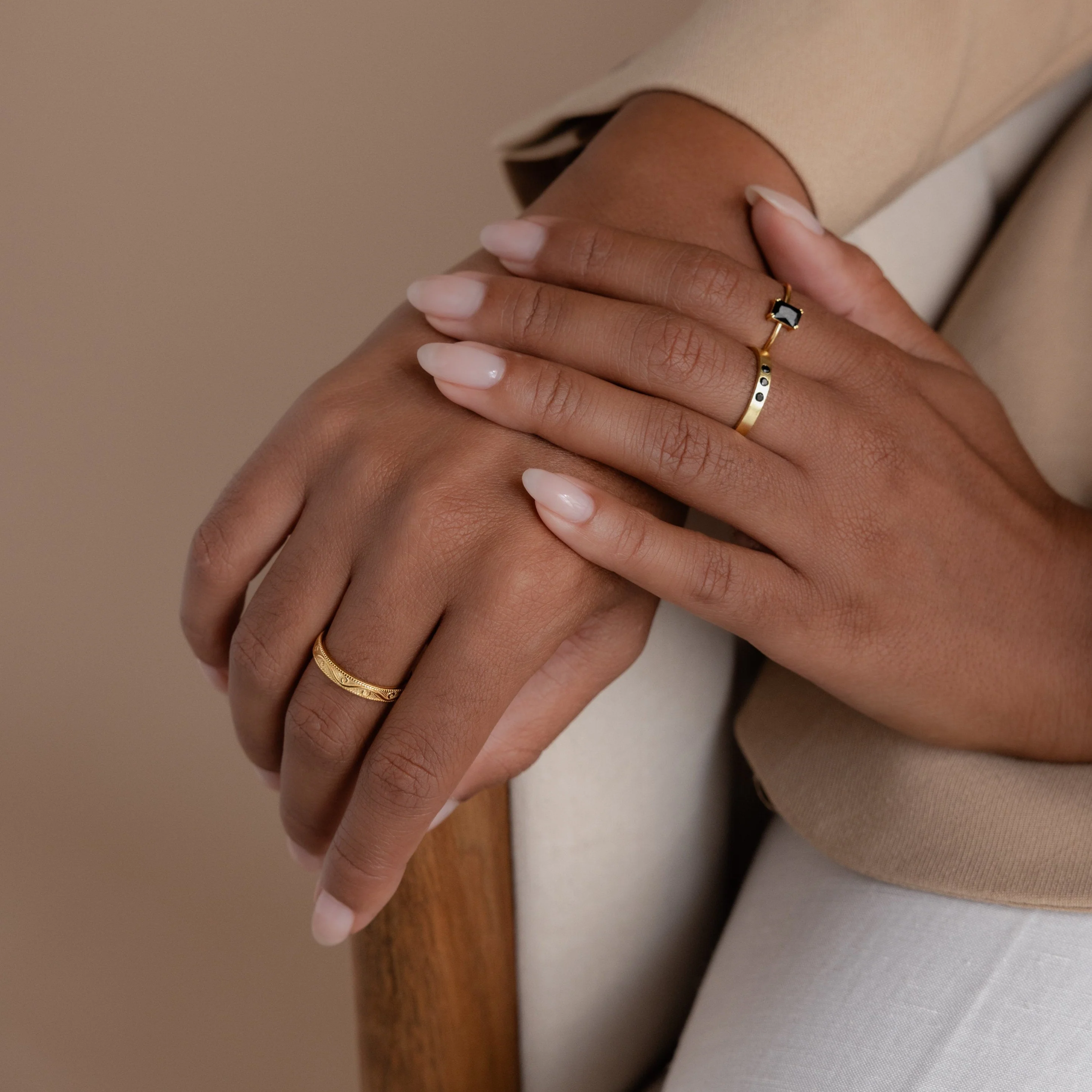 Filigree Ring in 18K Gold - Image 7