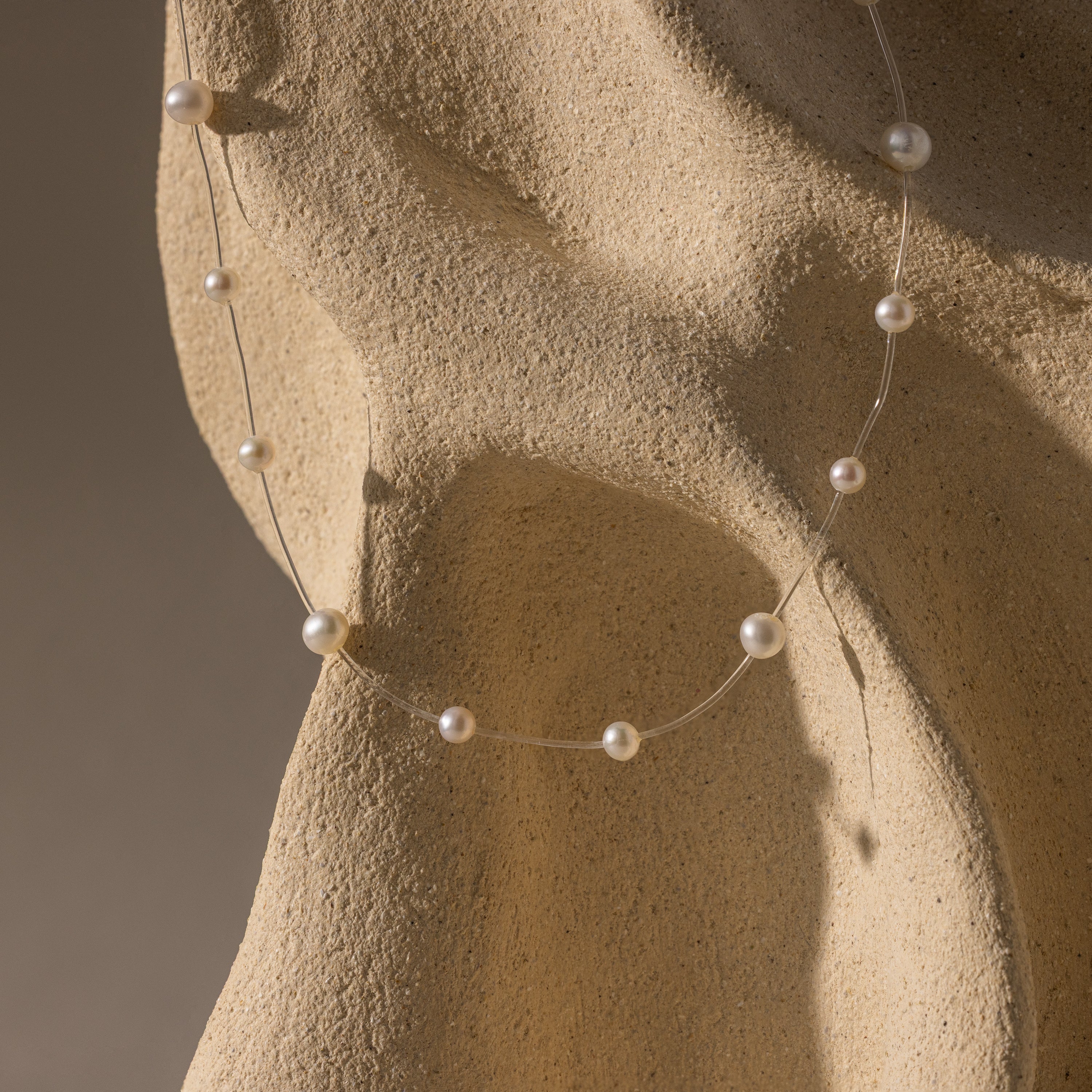 Floating Pearl Necklace - Image 7