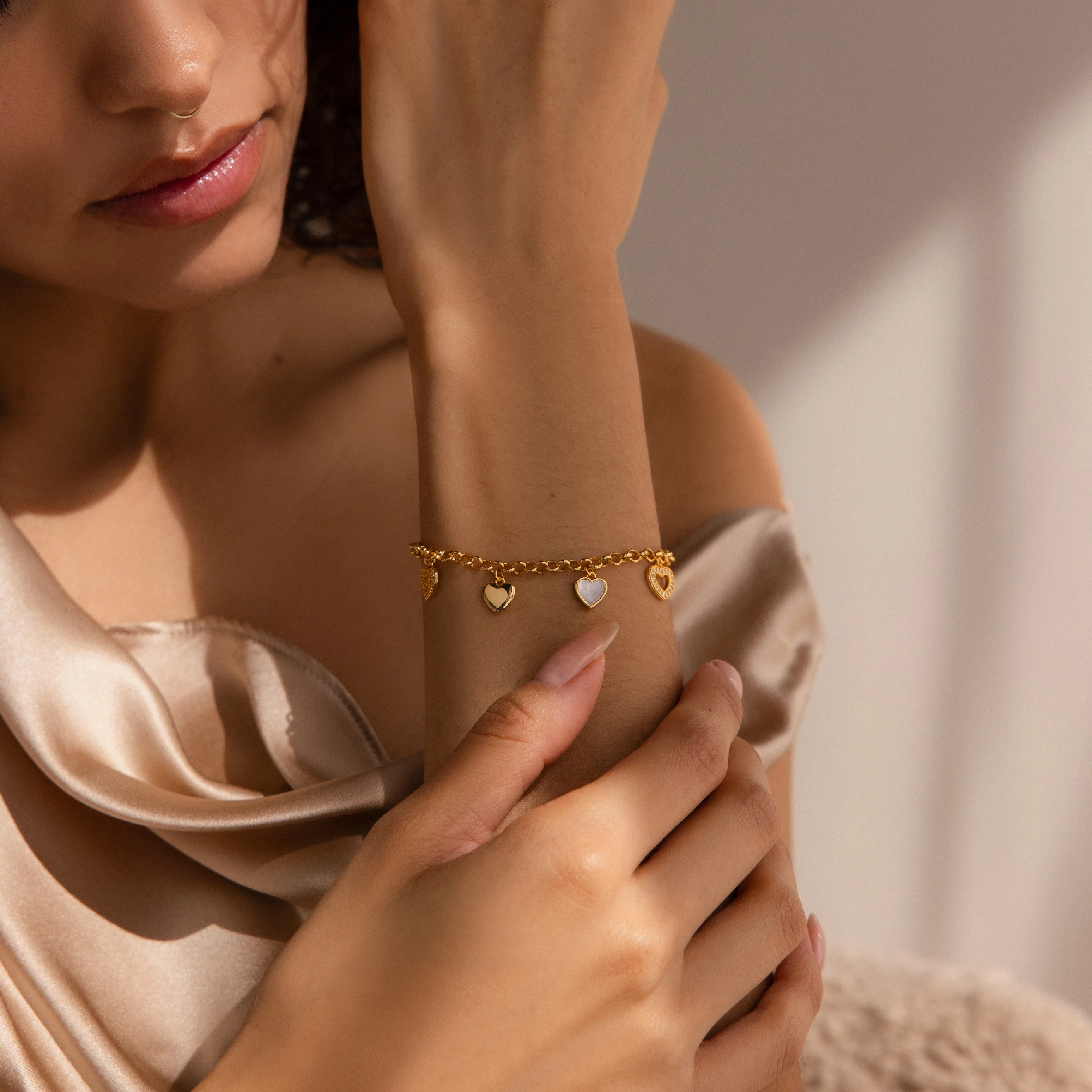 Heart Charm Bracelet - Image 8