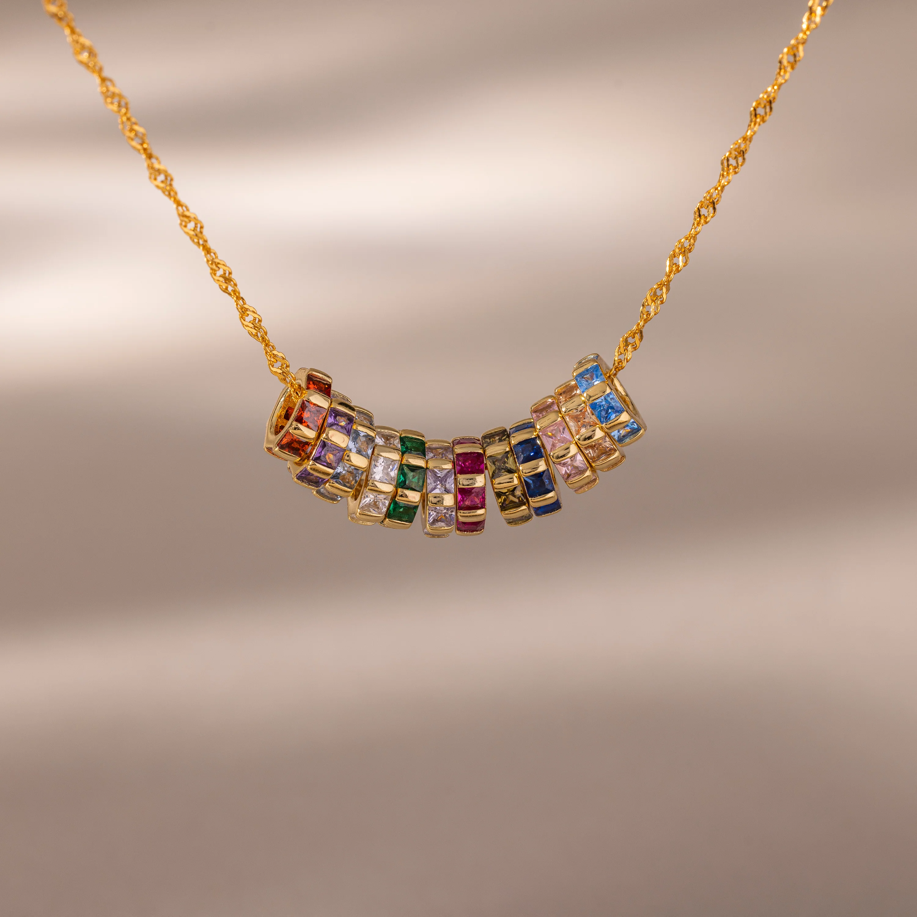 Infinity Princess Birthstone Charm - Image 3