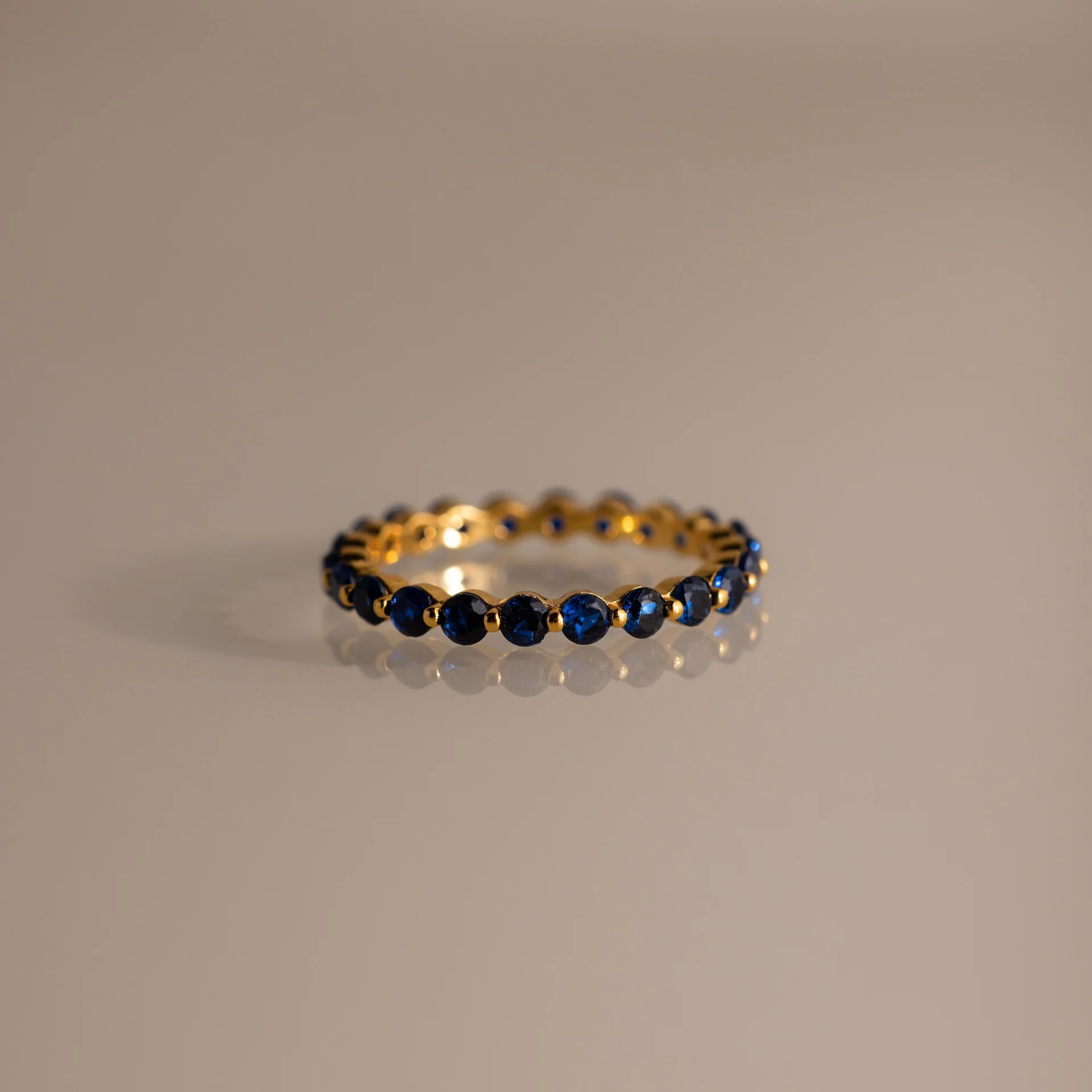 Lace Eternity Birthstone Ring - Image 13