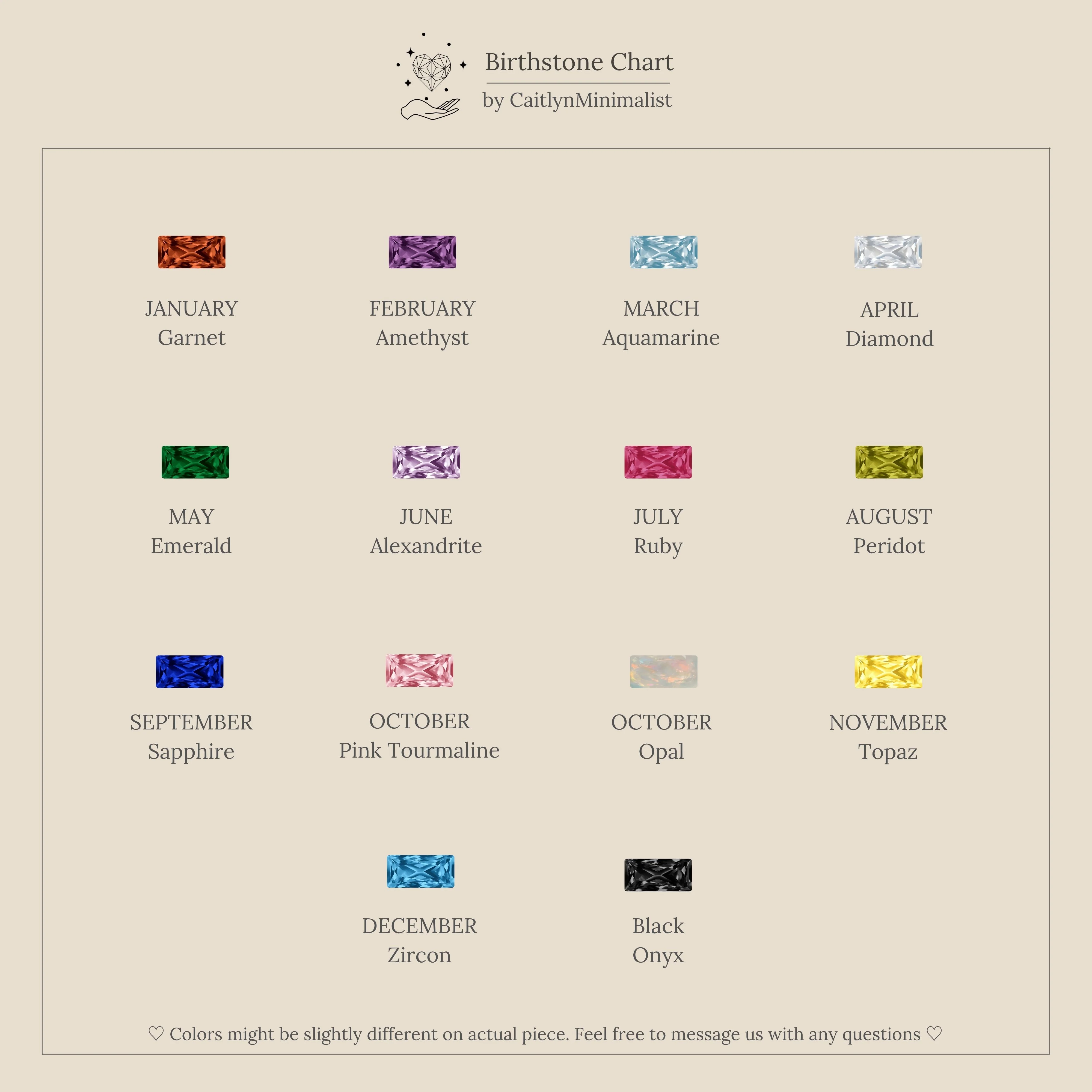 Multiple Baguette Birthstone Huggies in 18K Gold - Image 6