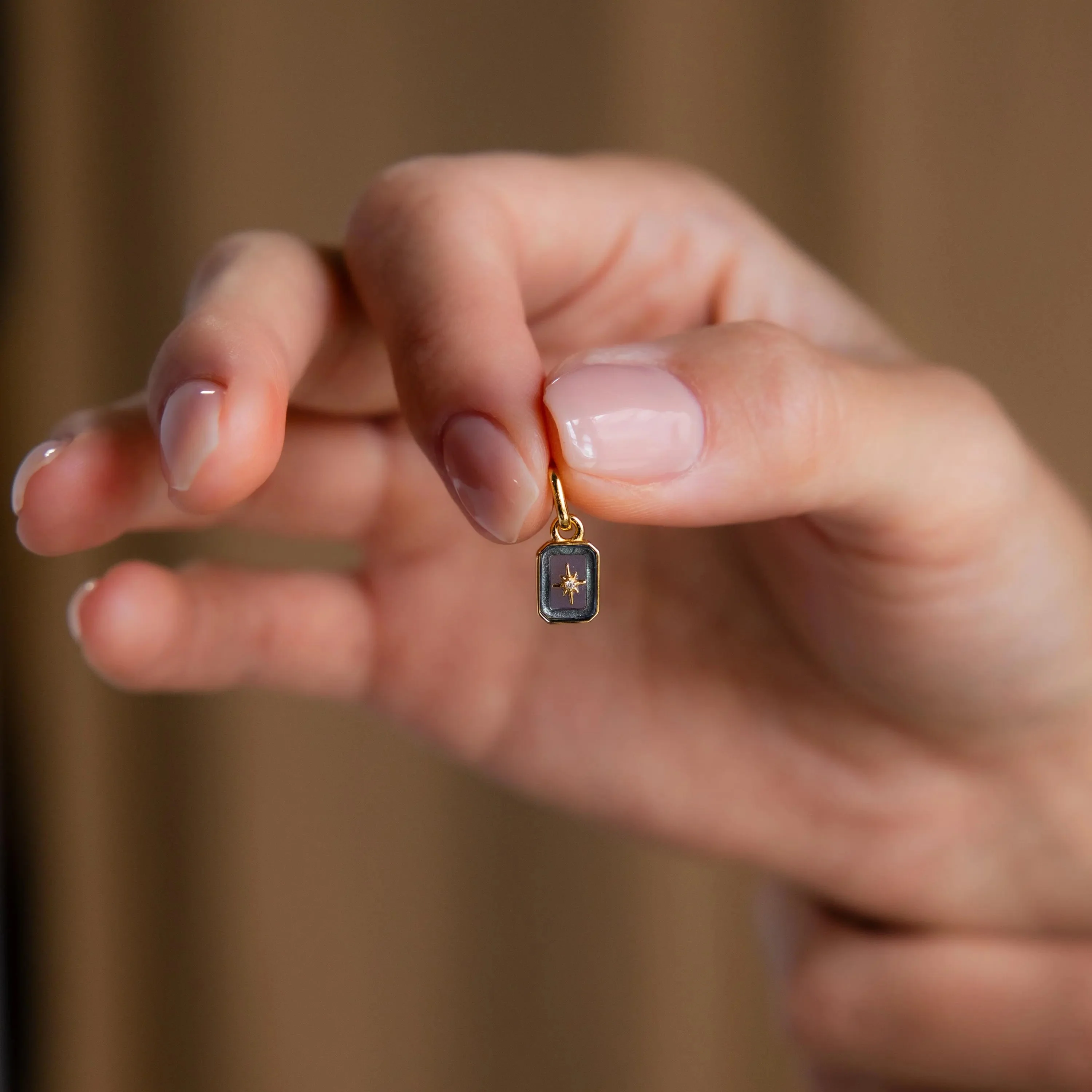 North Star Aquamarine Charm - Image 2