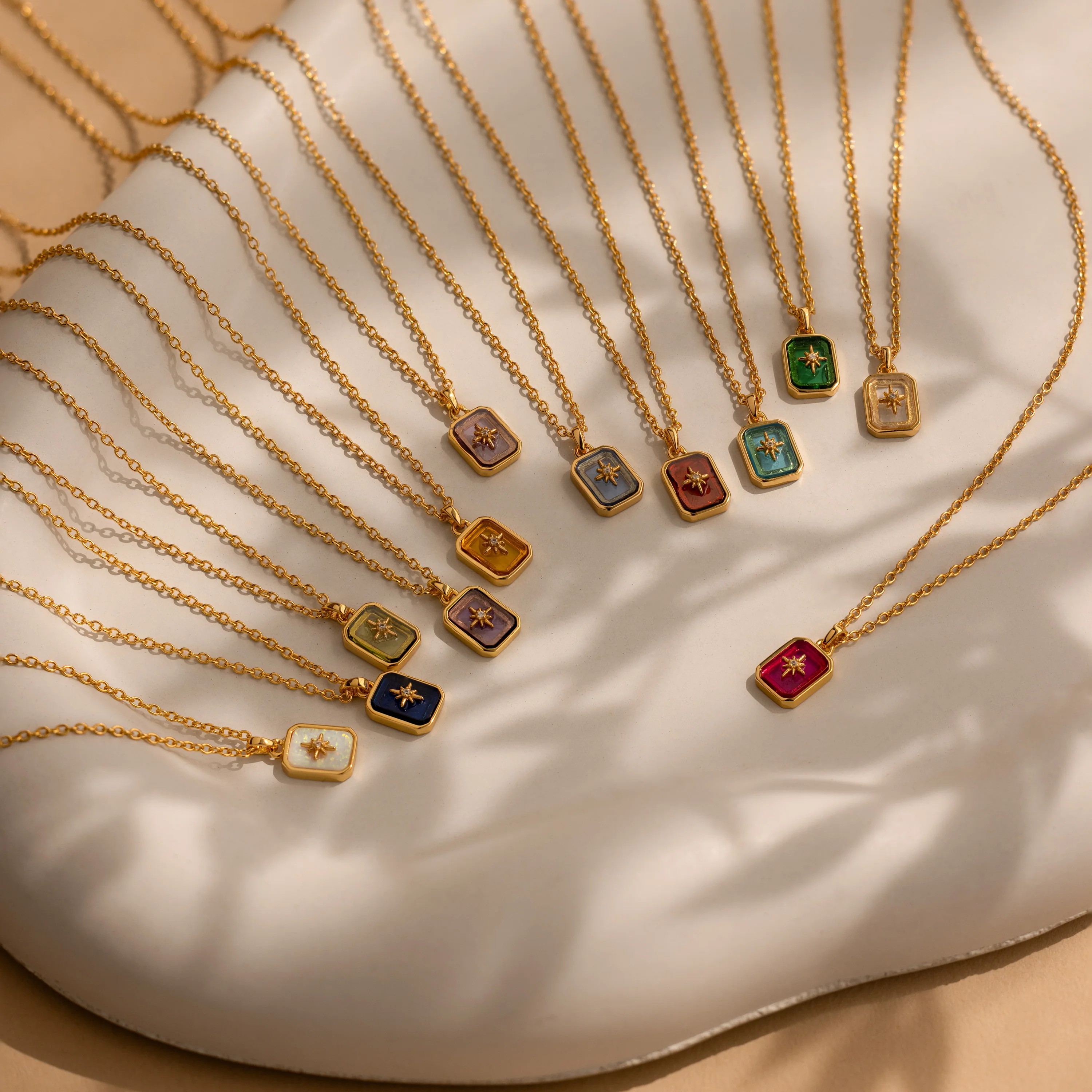North Star Birthstone Necklace - Image 16