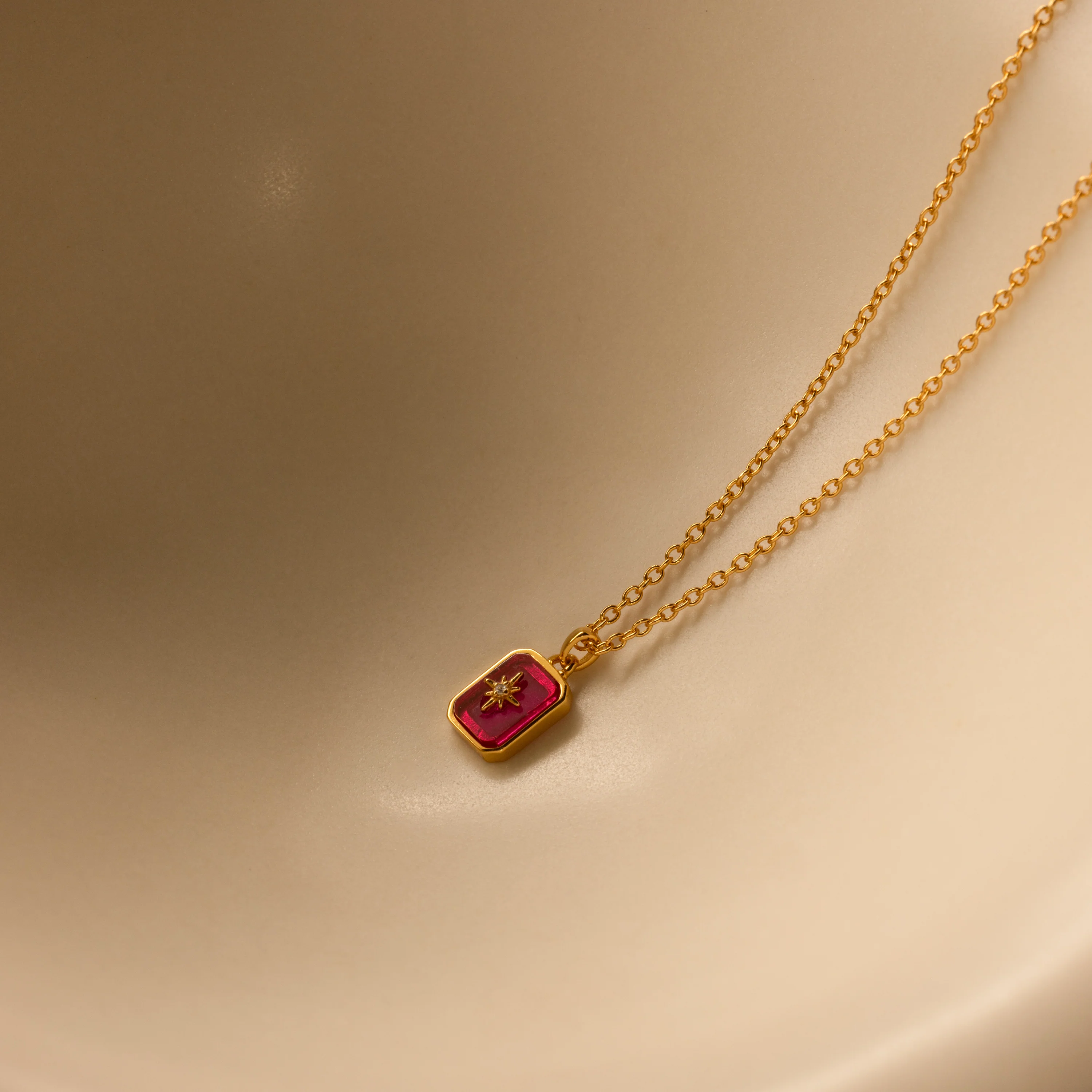 North Star Birthstone Necklace - Image 2