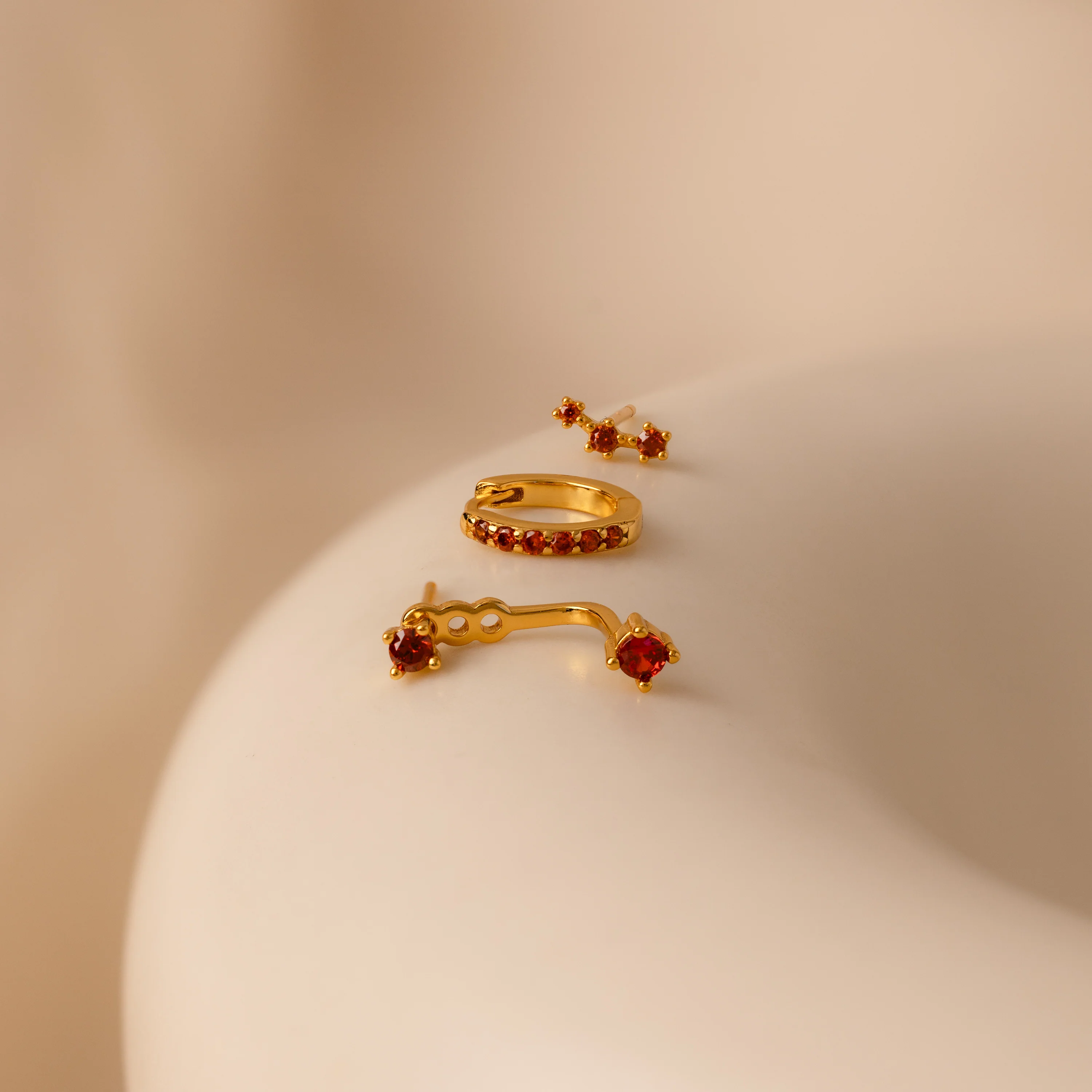 Opal Earring Trio Set - Image 3