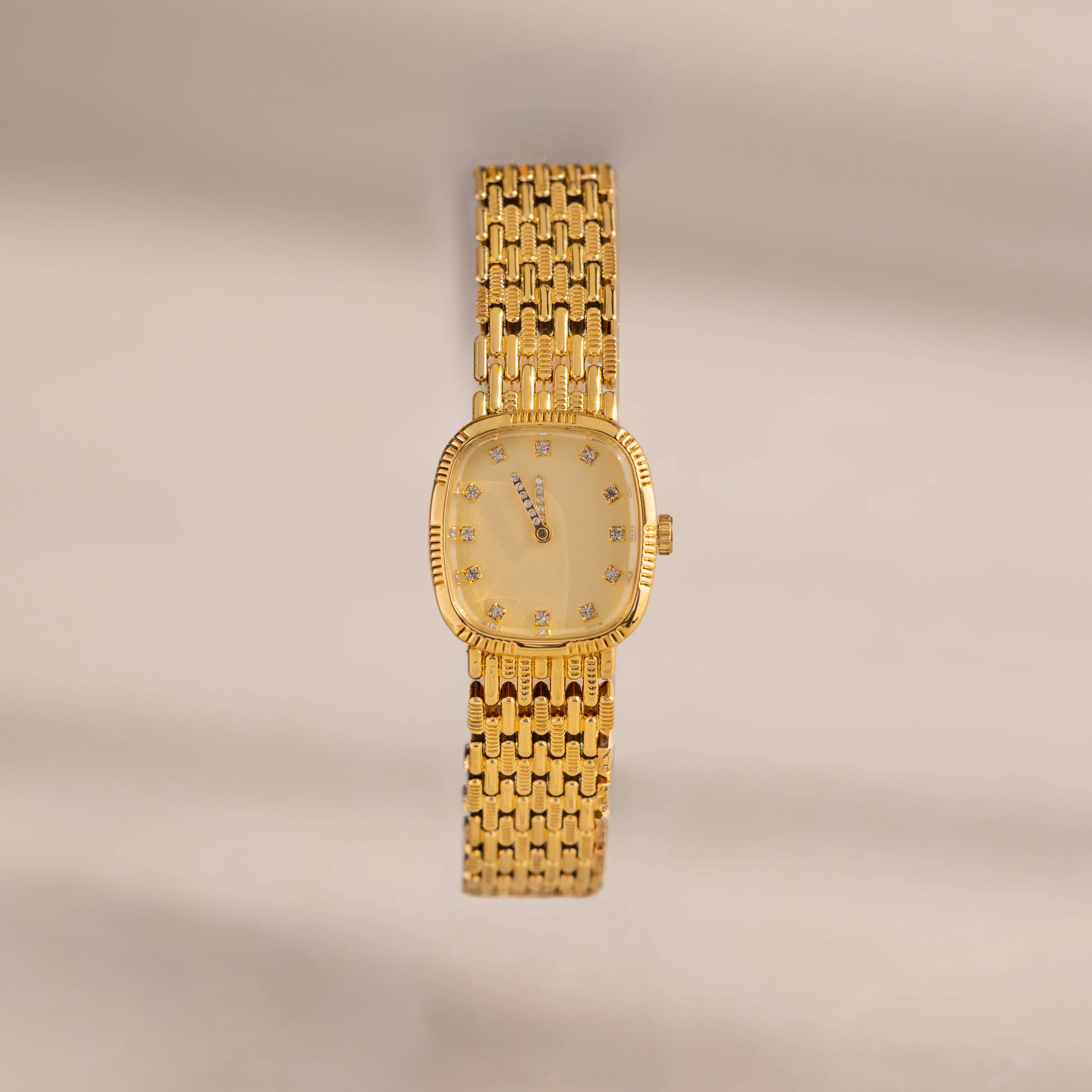 Pave Woven Timepiece