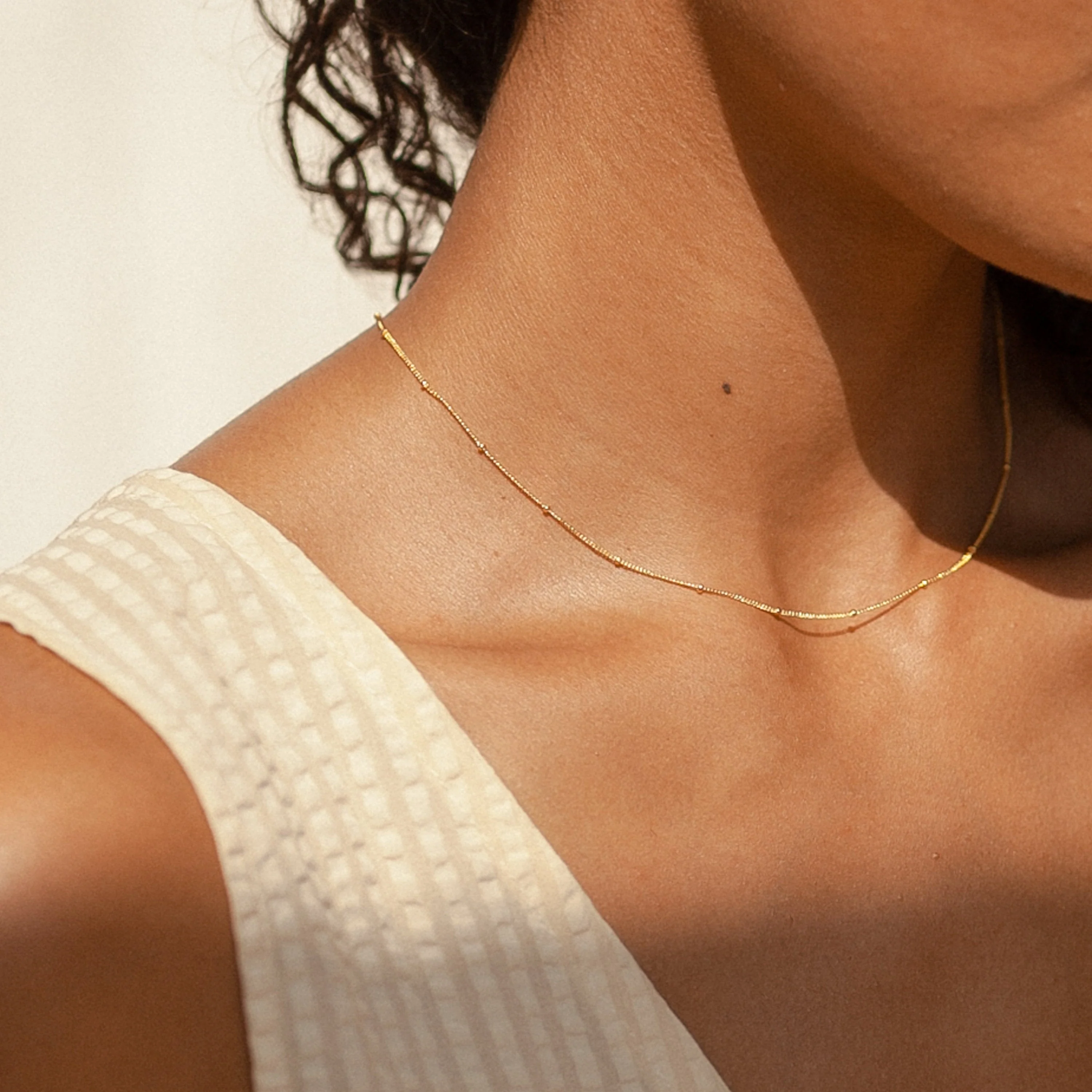Satellite Necklace in 18K Gold - Image 3