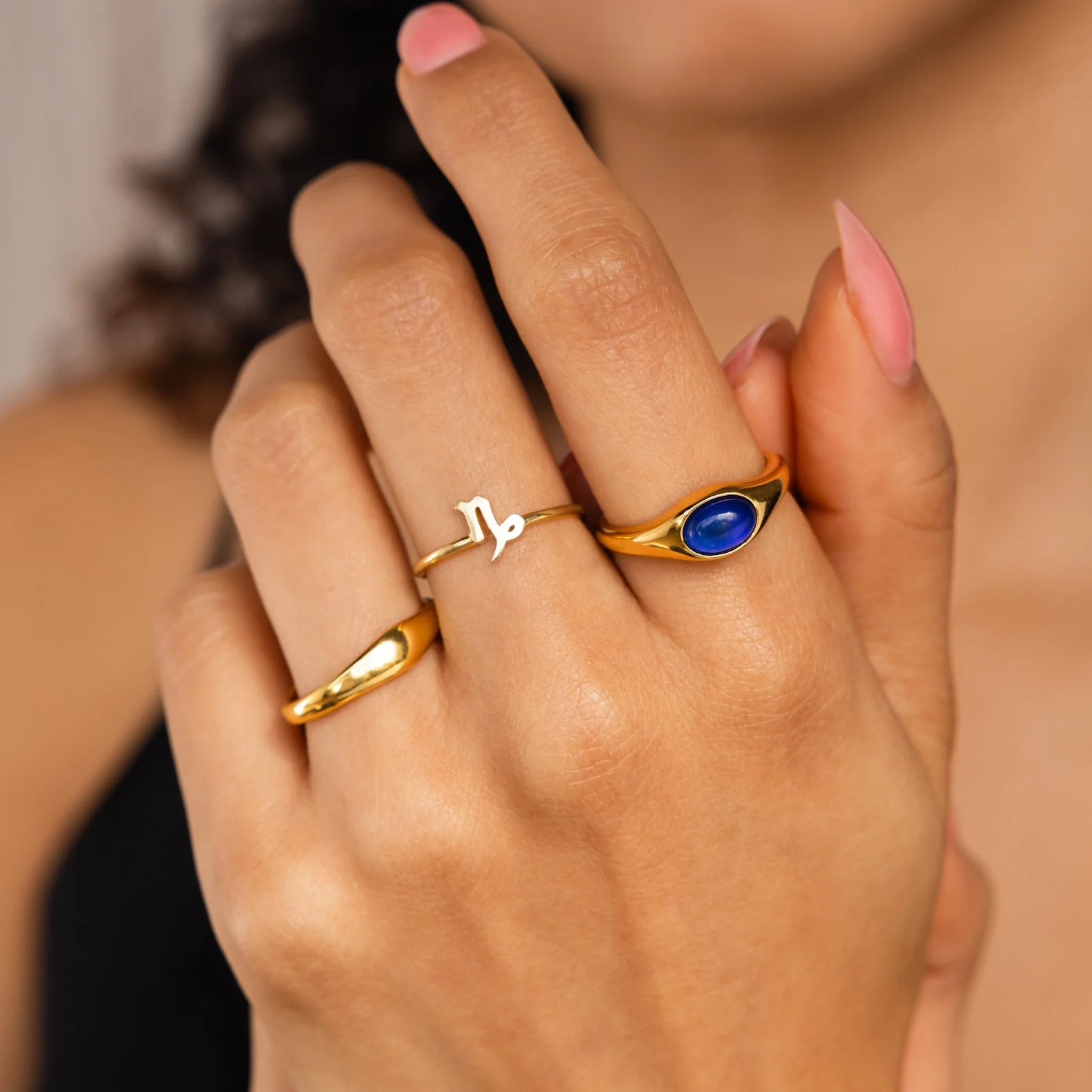 Signet Mood Rings Set - Image 6