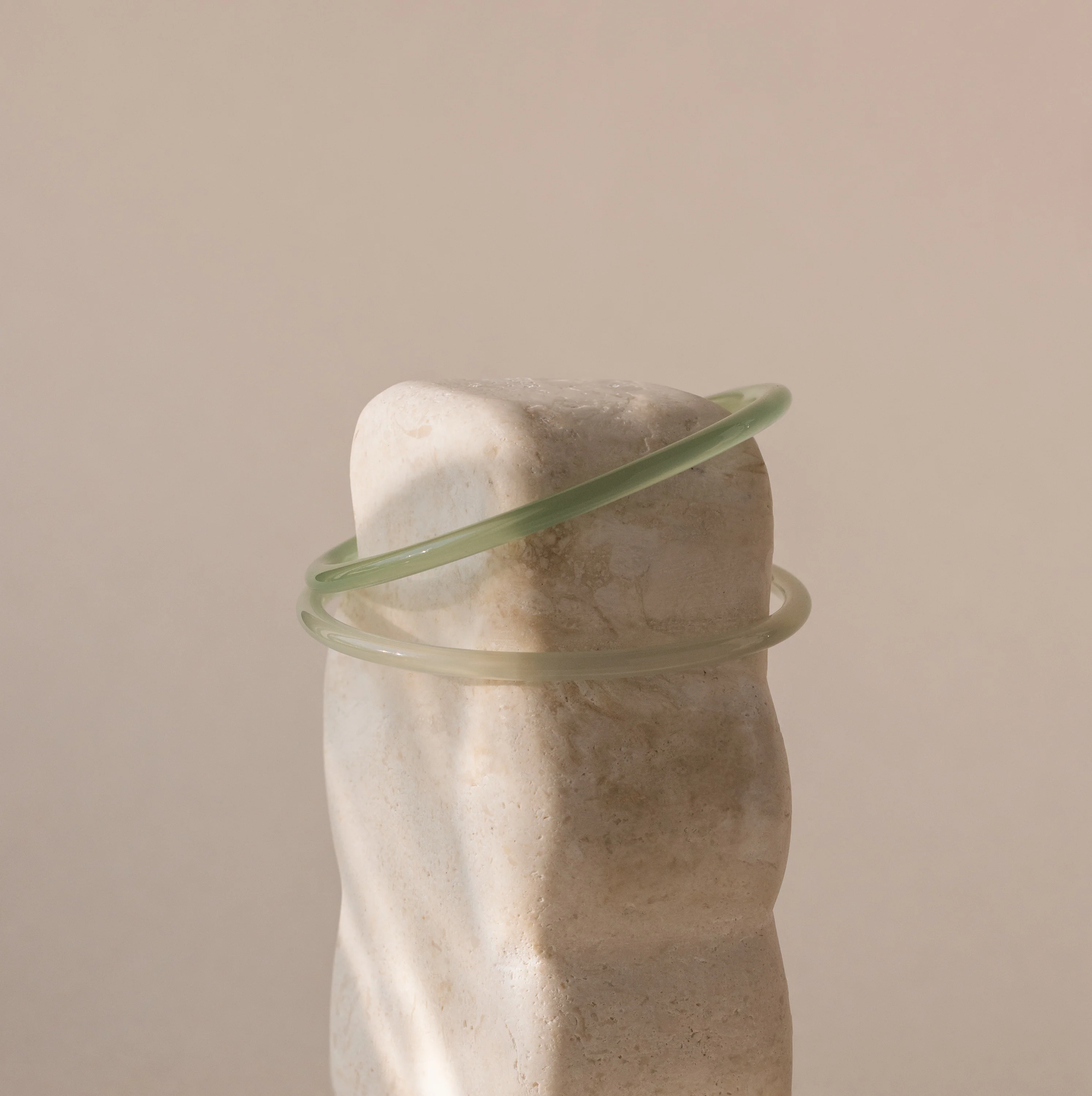 Thin Jade Bangle Set - Image 3