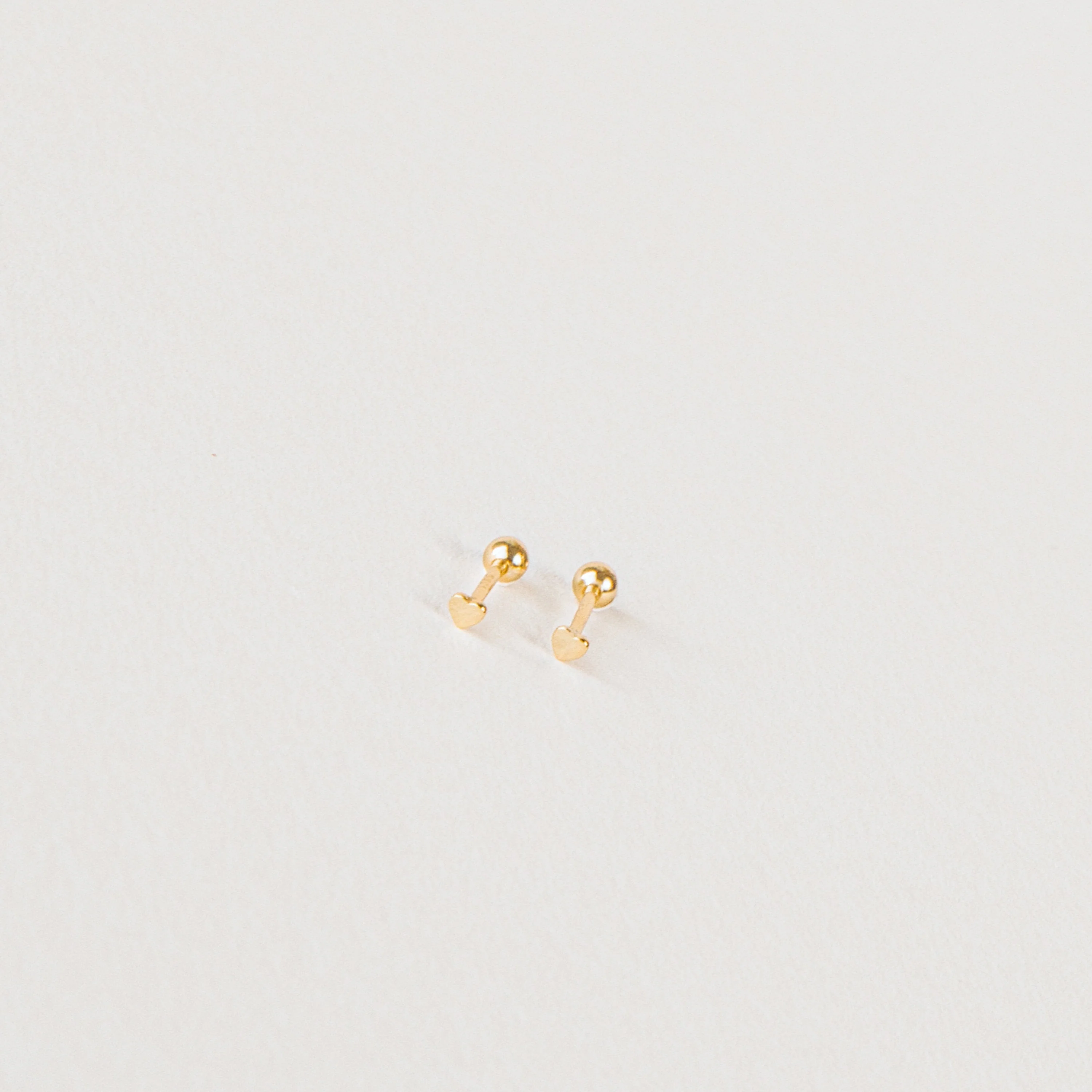 Tiny Heart Studs