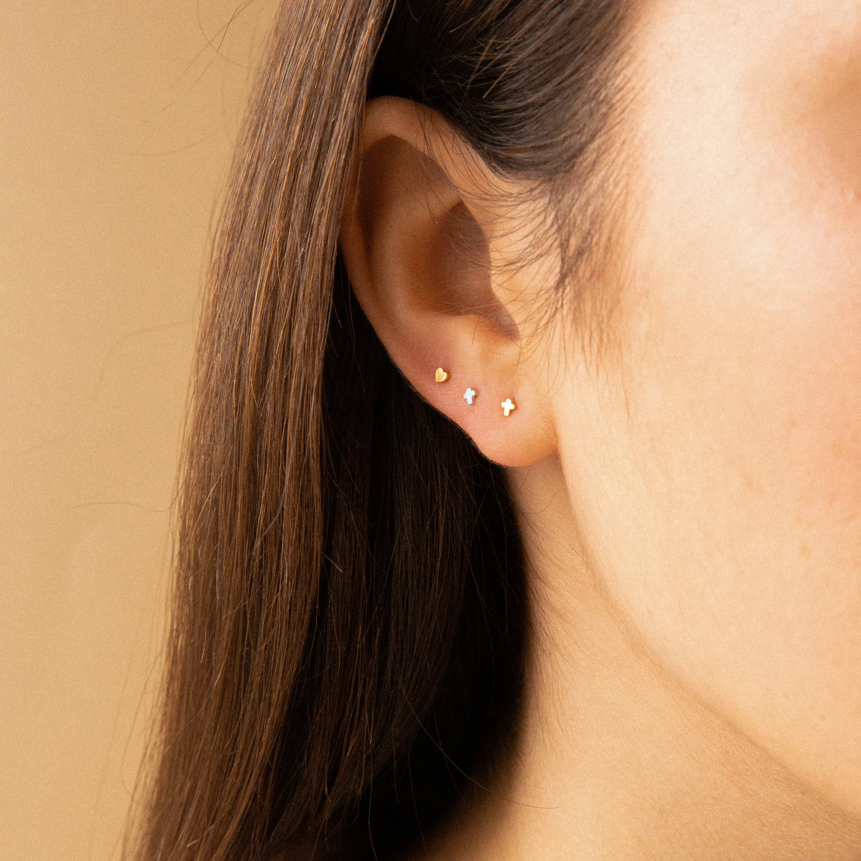 Tiny Heart Studs - Image 4
