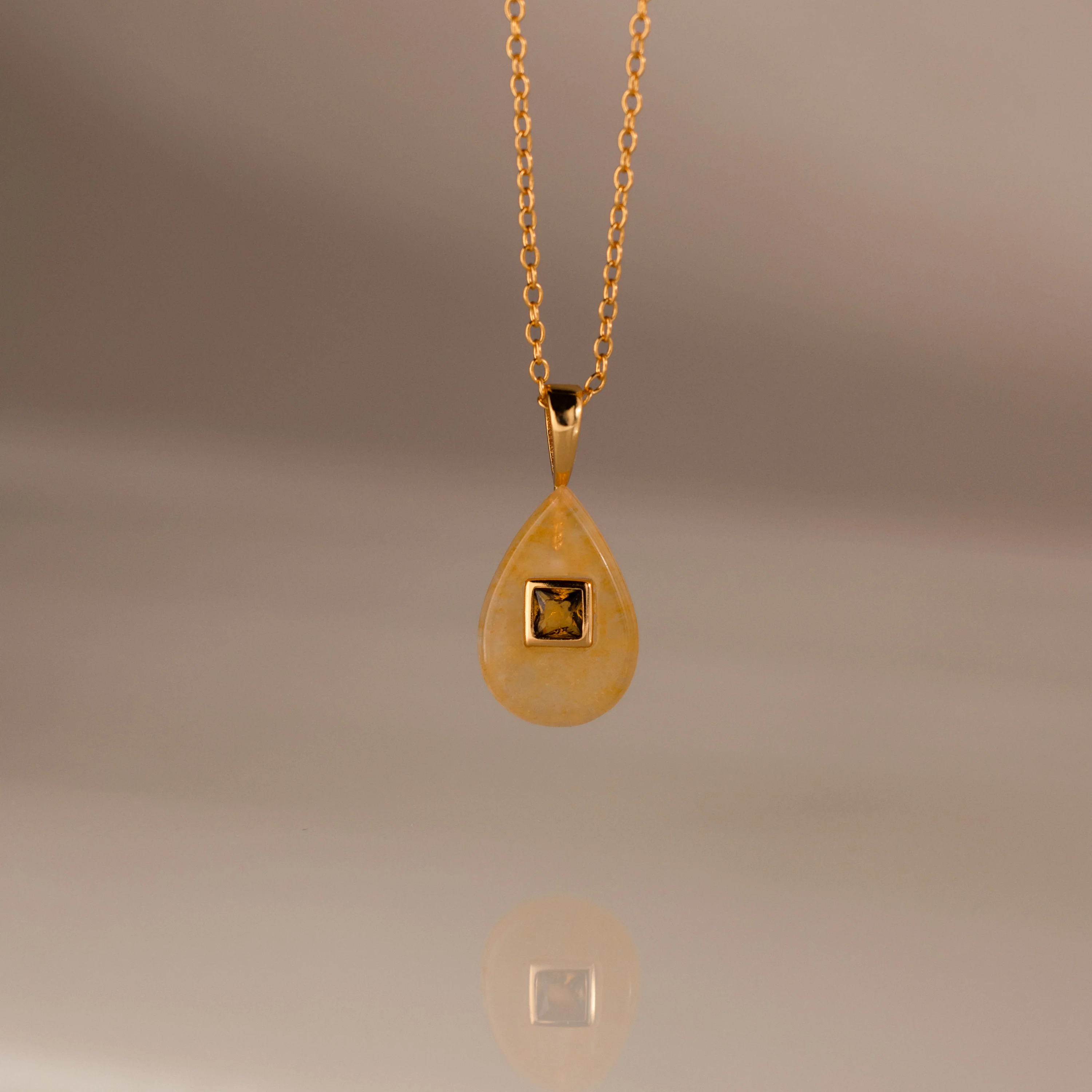 Topaz Crystal Necklace