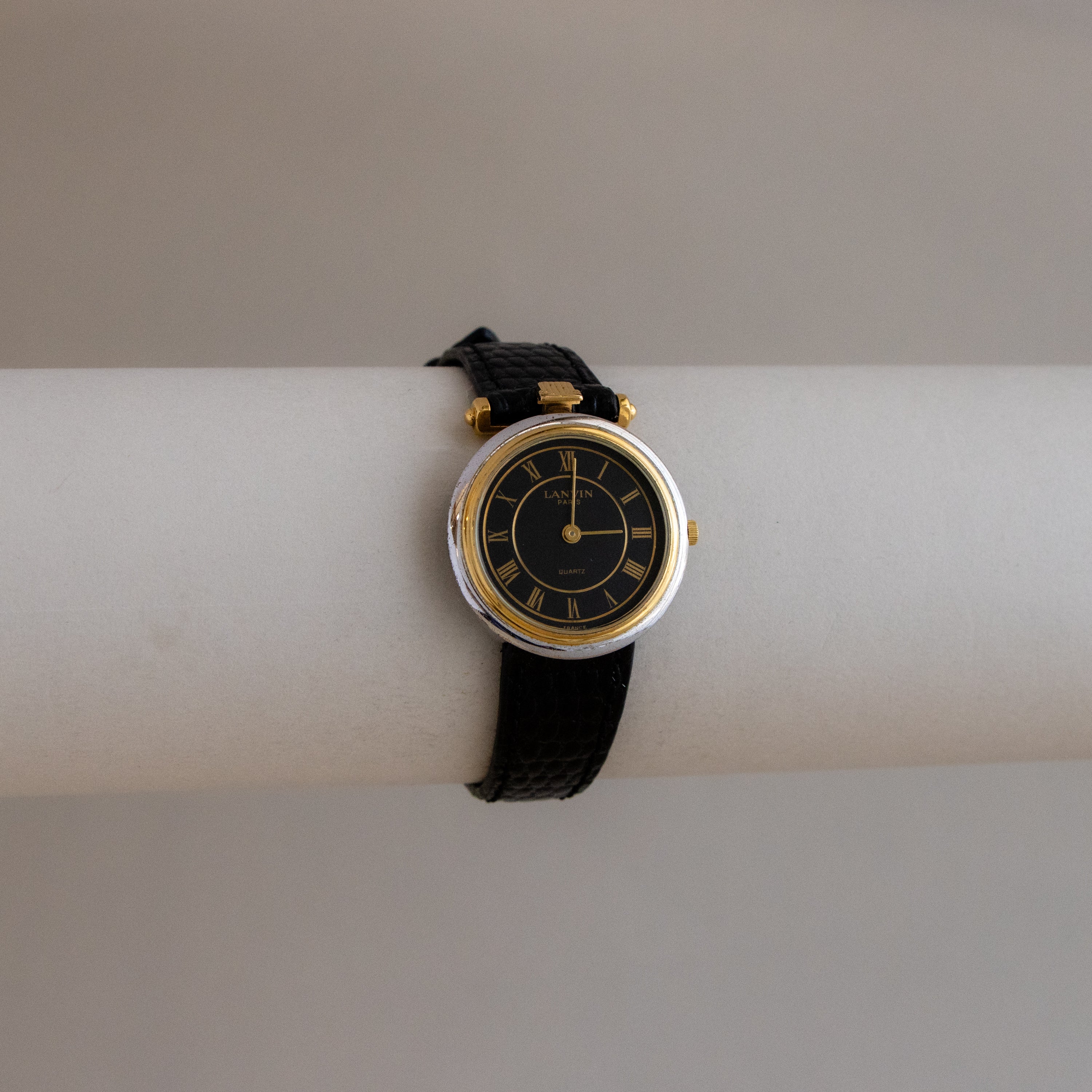 Vintage Lanvin Midnight Two Tone Watch - Image 2